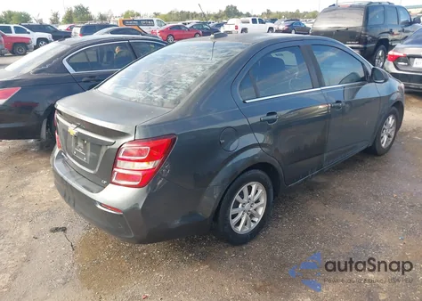 2017 Chevrolet Sonic Lt Auto из США, поврежденный, VIN 1G1JD5SHXH4114867